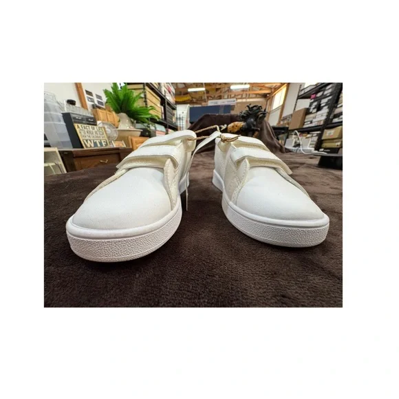 Adidas Kids Moana White Floral Sneakers size 9K - Picture 3 of 11